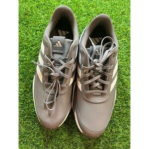 Adidas S2G Spikeless Leather 24 Golf Shoes Grey Three/White Size 10 NWT